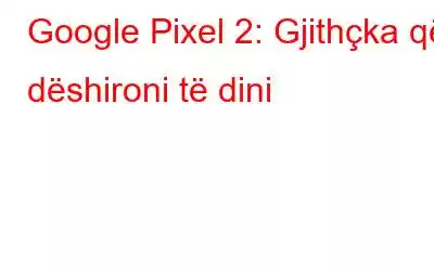 Google Pixel 2: Gjithçka që dëshironi të dini