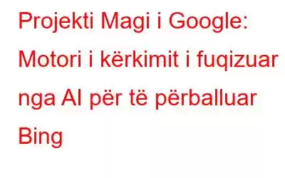 Projekti Magi i Google: Motori i kërkimit i fuqizuar nga AI për të përballuar Bing