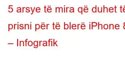 5 arsye të mira që duhet të prisni për të blerë iPhone 8 – Infografik