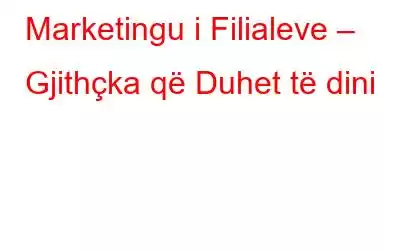 Marketingu i Filialeve – Gjithçka që Duhet të dini