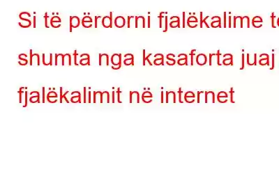 Si të përdorni fjalëkalime të shumta nga kasaforta juaj e fjalëkalimit në internet