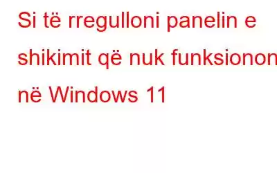 Si të rregulloni panelin e shikimit që nuk funksionon në Windows 11