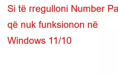 Si të rregulloni Number Pad që nuk funksionon në Windows 11/10