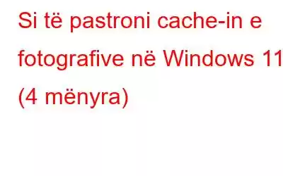 Si të pastroni cache-in e fotografive në Windows 11 (4 mënyra)