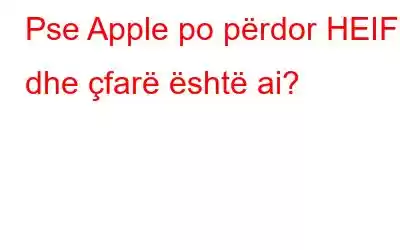 Pse Apple po përdor HEIF dhe çfarë është ai?