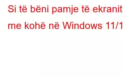 Si të bëni pamje të ekranit me kohë në Windows 11/10