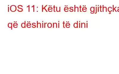 iOS 11: Këtu është gjithçka që dëshironi të dini