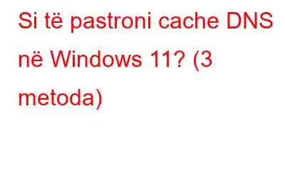 Si të pastroni cache DNS në Windows 11? (3 metoda)