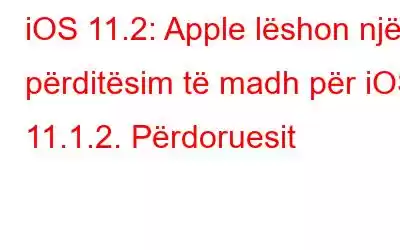 iOS 11.2: Apple lëshon një përditësim të madh për iOS 11.1.2. Përdoruesit