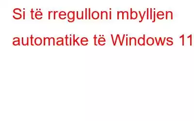 Si të rregulloni mbylljen automatike të Windows 11