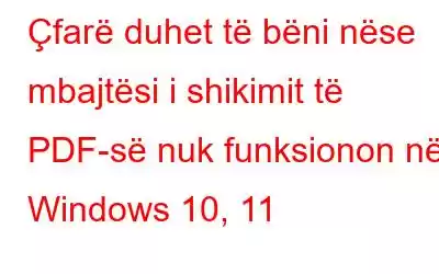 Çfarë duhet të bëni nëse mbajtësi i shikimit të PDF-së nuk funksionon në Windows 10, 11